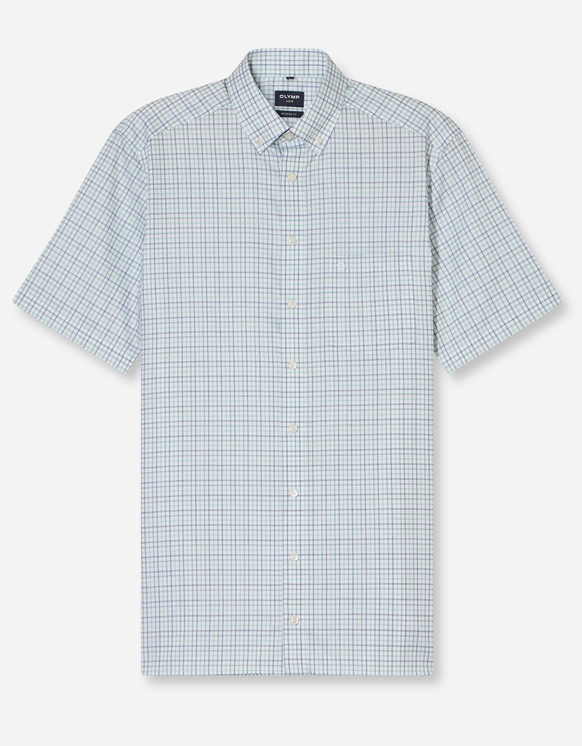 Рубашка мужская в клетку с пуговицами на воротнике OLYMP Luxor, modern fit