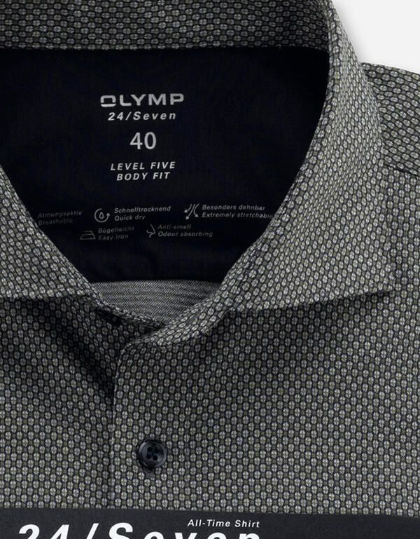 Трикотажная рубашка Olymp 24/7, body fit | купить в интернет-магазине Olymp-Men