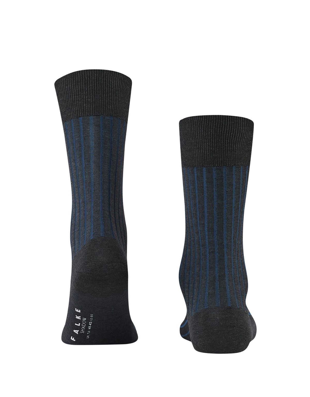 Носки серые в полоску FALKE из мерсеризированного хлопка | купить в интернет-магазине Olymp-Men