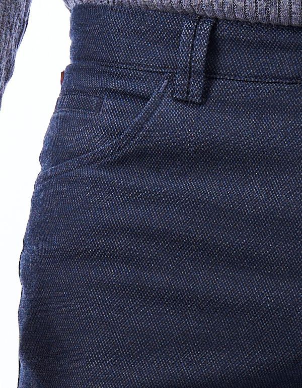 Брюки мужские синие тёплые Meyer, мод.Dublin, немного зауженные | купить в интернет-магазине Olymp-Men