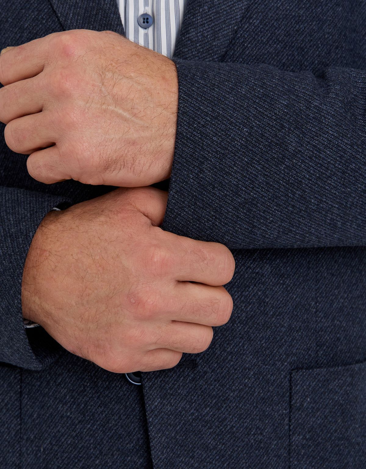 Пиджак мужской трикотажный синий Roy Robson | купить в интернет-магазине Olymp-Men