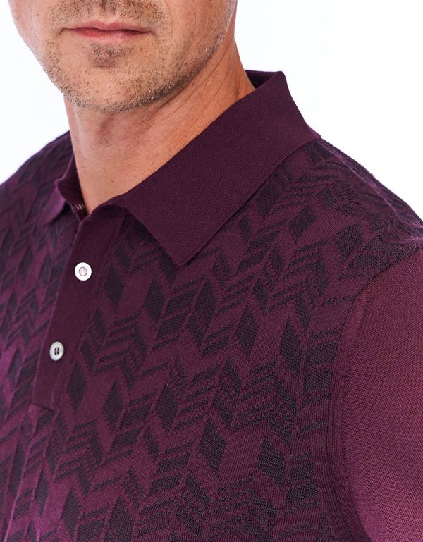 Поло мужское на пуговицах Gratude из тонкой шерсти | купить в интернет-магазине Olymp-Men