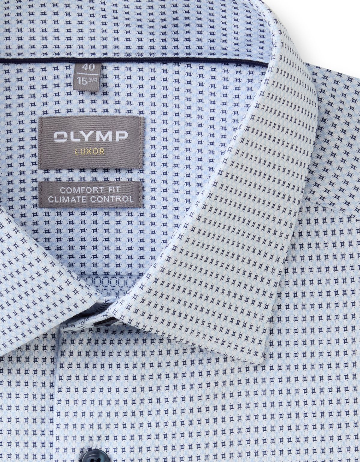 Рубашка мужская с коротким рукавом OLYMP Luxor 24/7, прямой крой