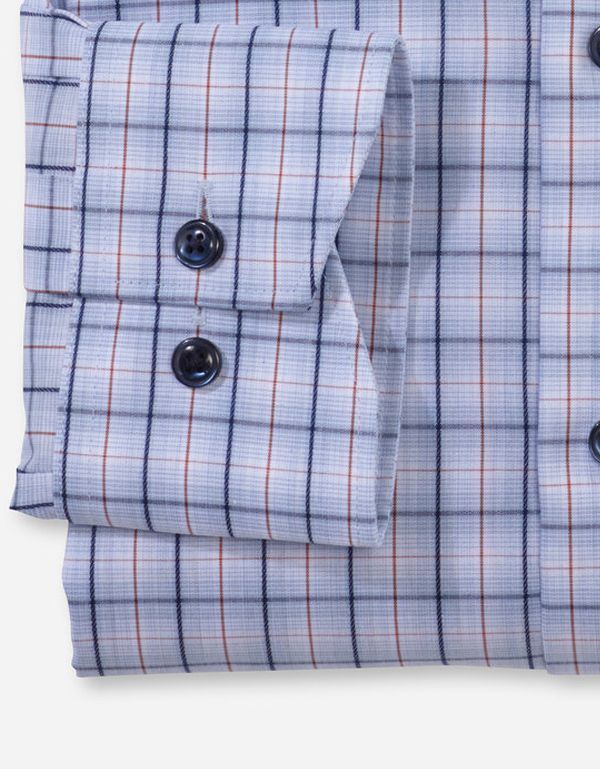 Рубашка мужская клетчатая OLYMP Luxor, modern fit | купить в интернет-магазине Olymp-Men