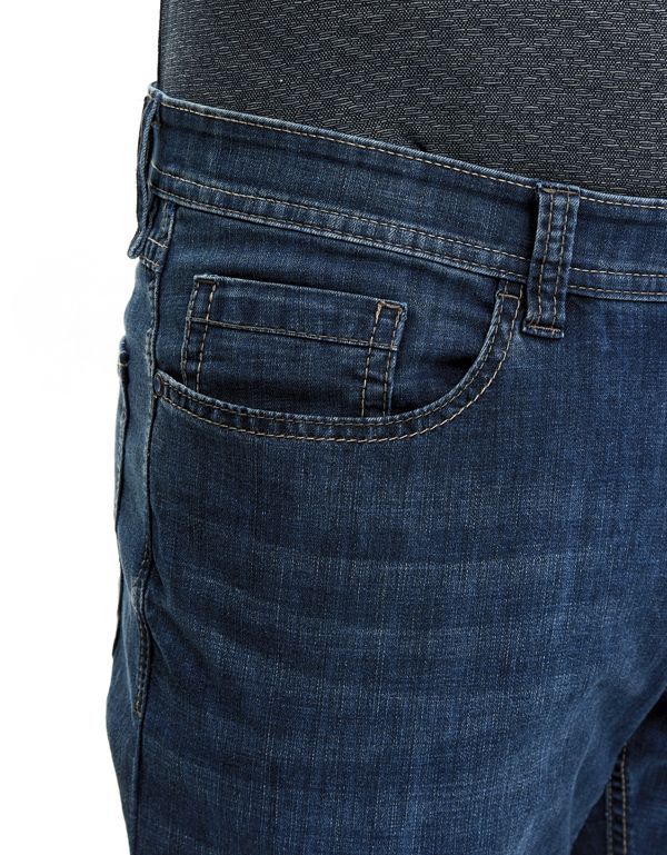 Джинсы синие мужские Hattric прямого кроя | купить в интернет-магазине Olymp-Men