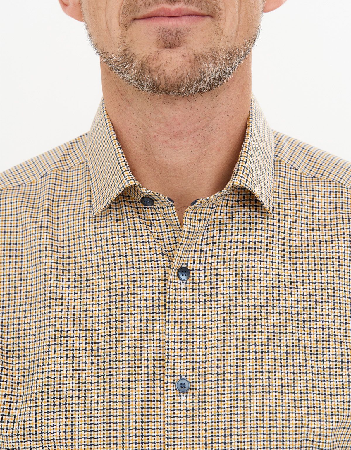 Рубашка классическая OLYMP в клетку, body fit | купить в интернет-магазине Olymp-Men