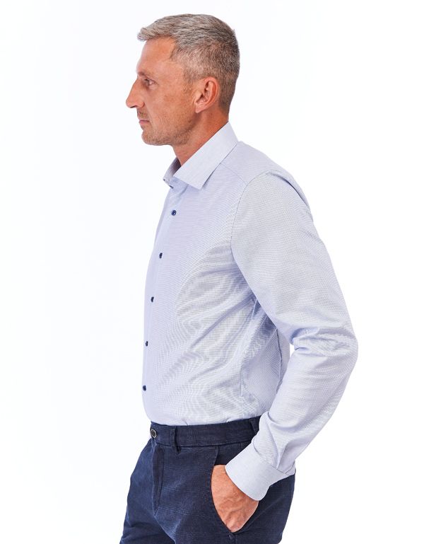 Рубашка классическая мужская OLYMP с длинным рукавом, body fit | купить в интернет-магазине Olymp-Men