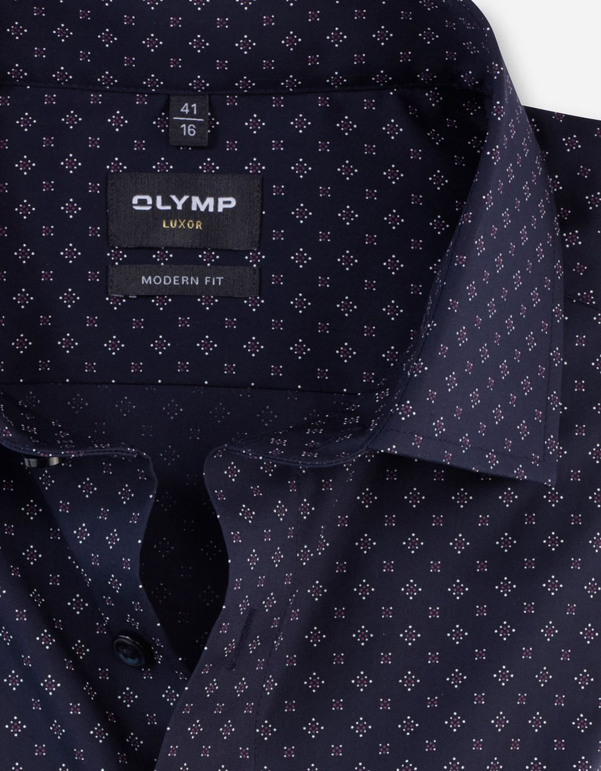 Рубашка мужская с рисунком OLYMP Luxor, modern fit | купить в интернет-магазине Olymp-Men