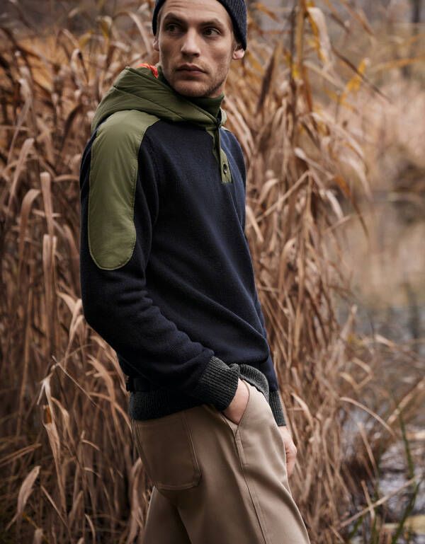 Толстовка мужская OLYMP вязаная с капюшоном | интернет-магазин Olymp-Men