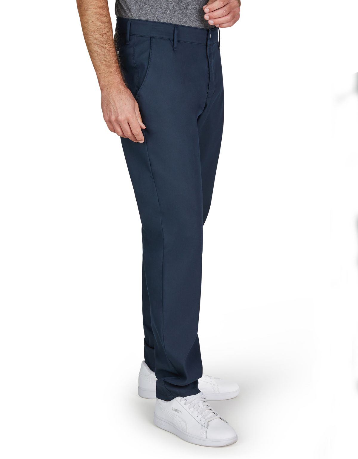 Брюки чинос синие мужские Club of Comfort, хлопок с эластаном | купить в интернет-магазине Olymp-Men