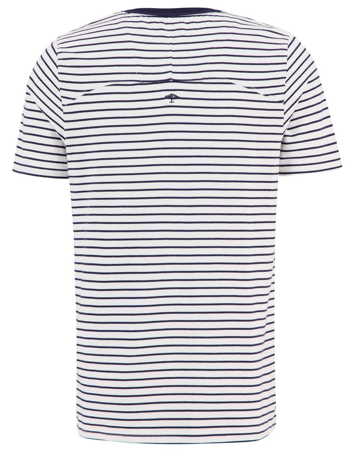 Футболка мужская в синюю полоску Fynch-Hatton | купить в интернет-магазине Olymp-Men