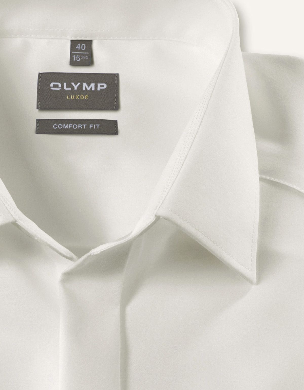 Мужская сорочка шампань прямая с потайной планкой