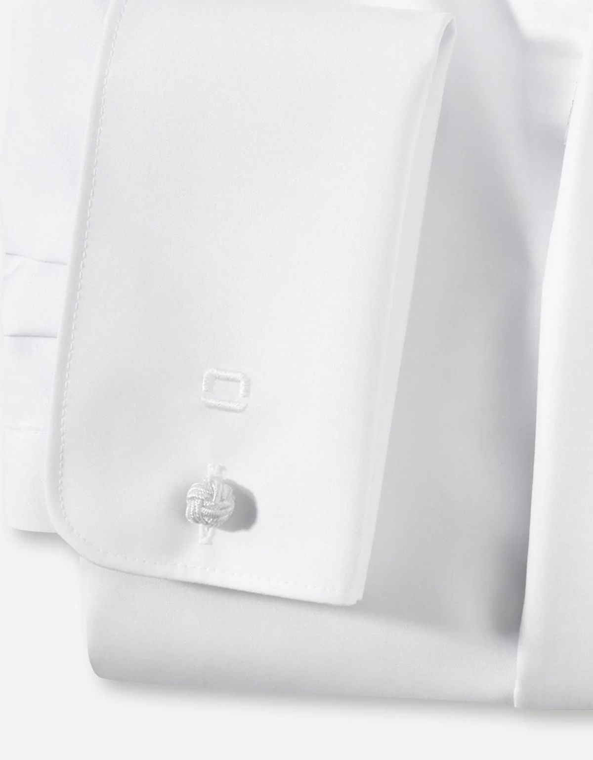 Сорочка белая мужская с потайной планкой Olymp Luxor, modern fit