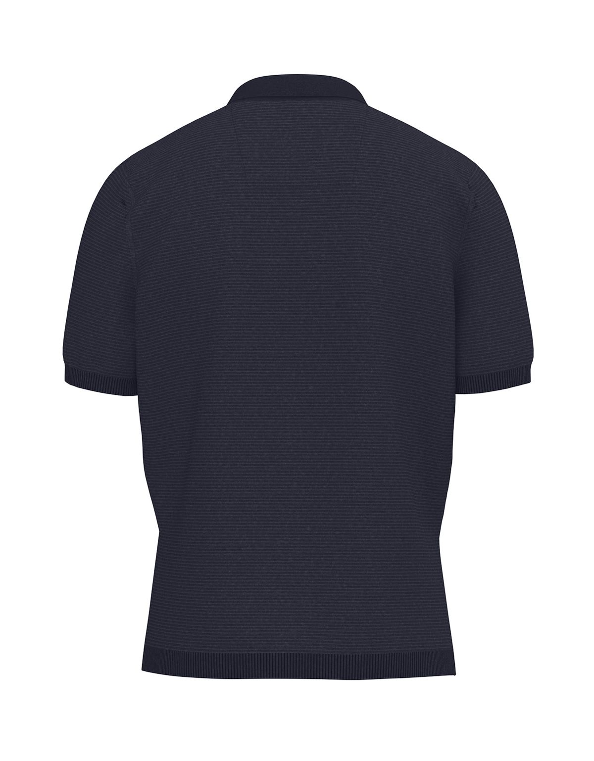 Поло мужское вязаное синее Fynch-Hatton | купить в интернет-магазине Olymp-Men