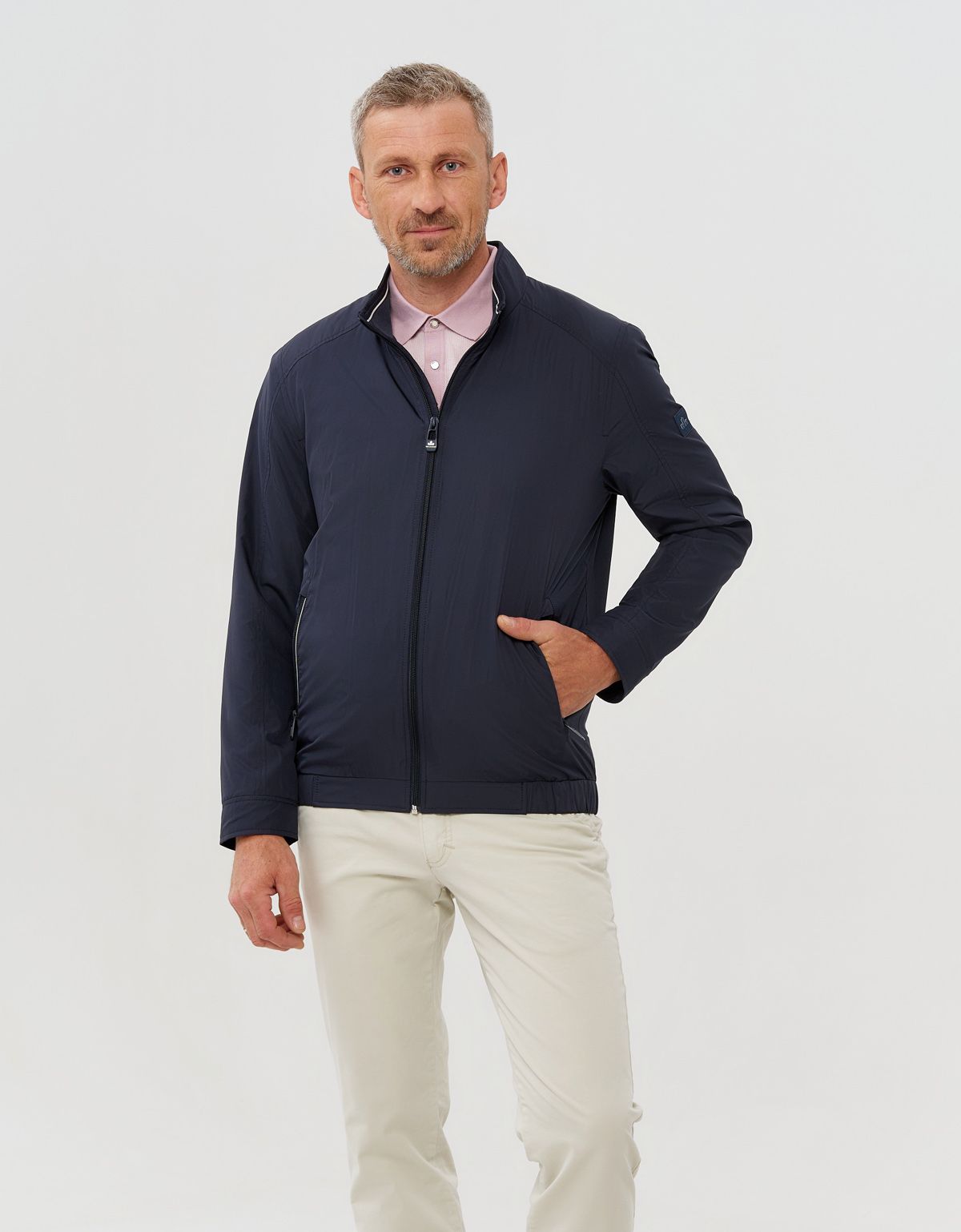 Куртка мужская синяя лёгкая New Canadian | купить в интернет-магазине Olymp-Men