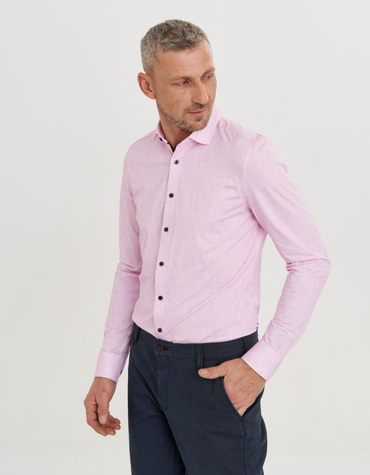 Рубашка мужская трикотажная OLYMP 24/7, body fit | купить в интернет-магазине Olymp-Men