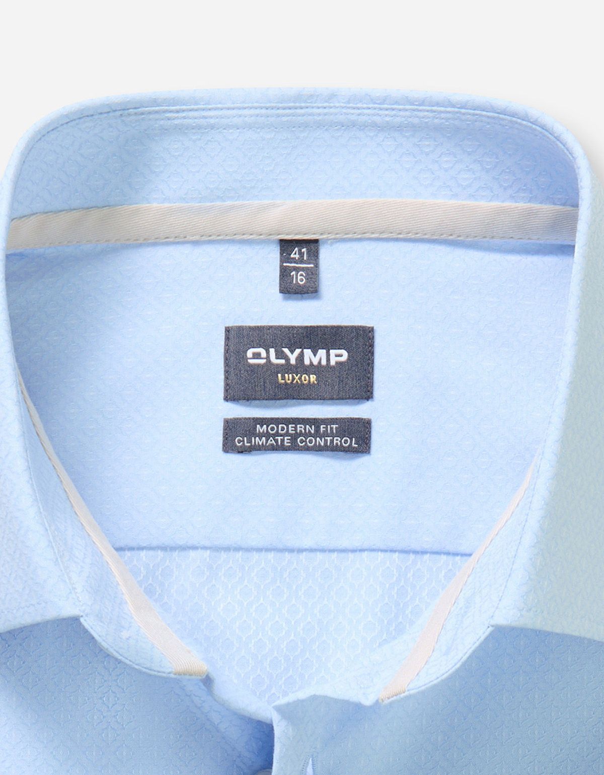 Сорочка классическая голубая Olymp, modern fit, климат-контроль | купить в интернет-магазине Olymp-Men