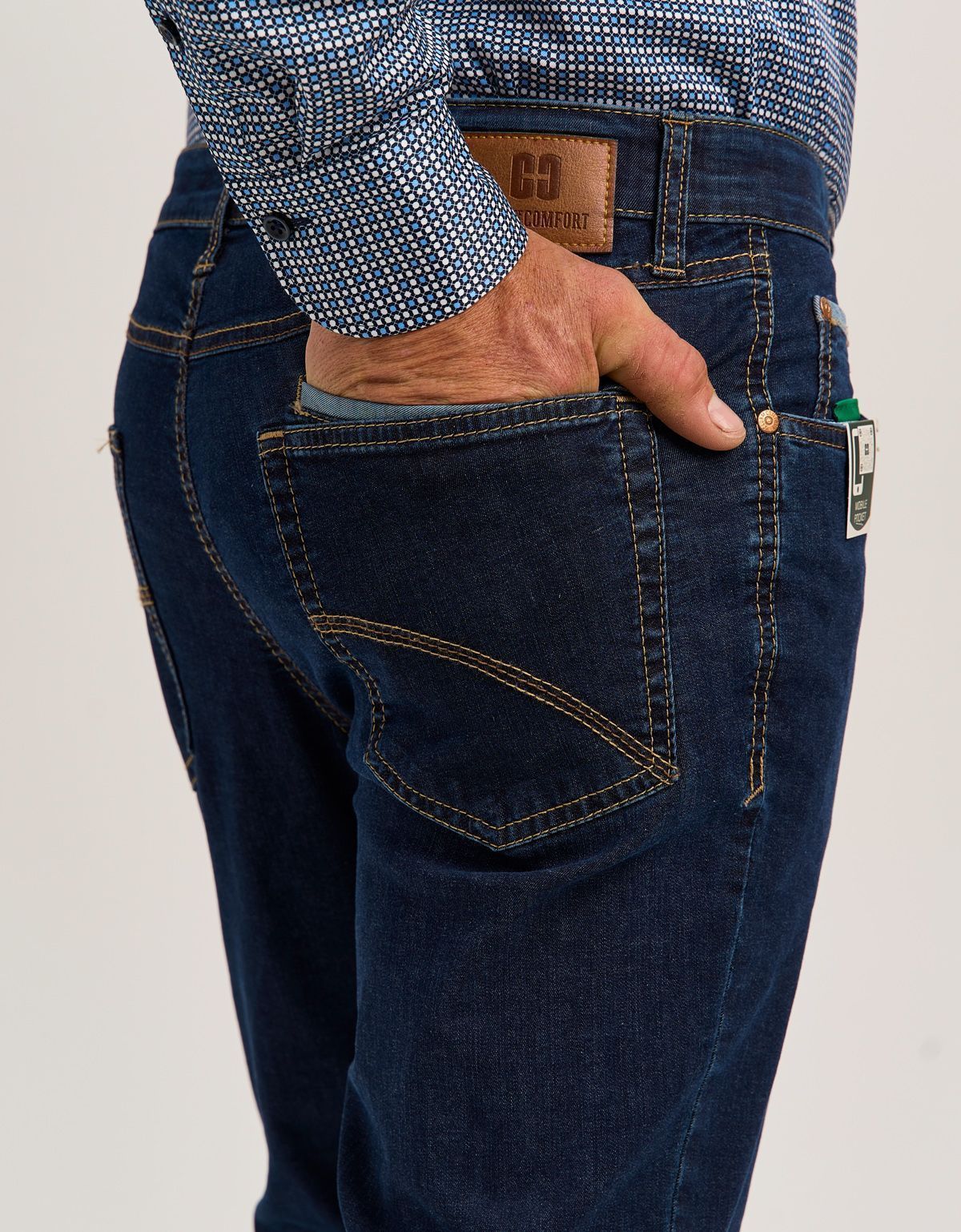 Джинсы синие мужские Club Of Comfort | купить в интернет-магазине Olymp-Men