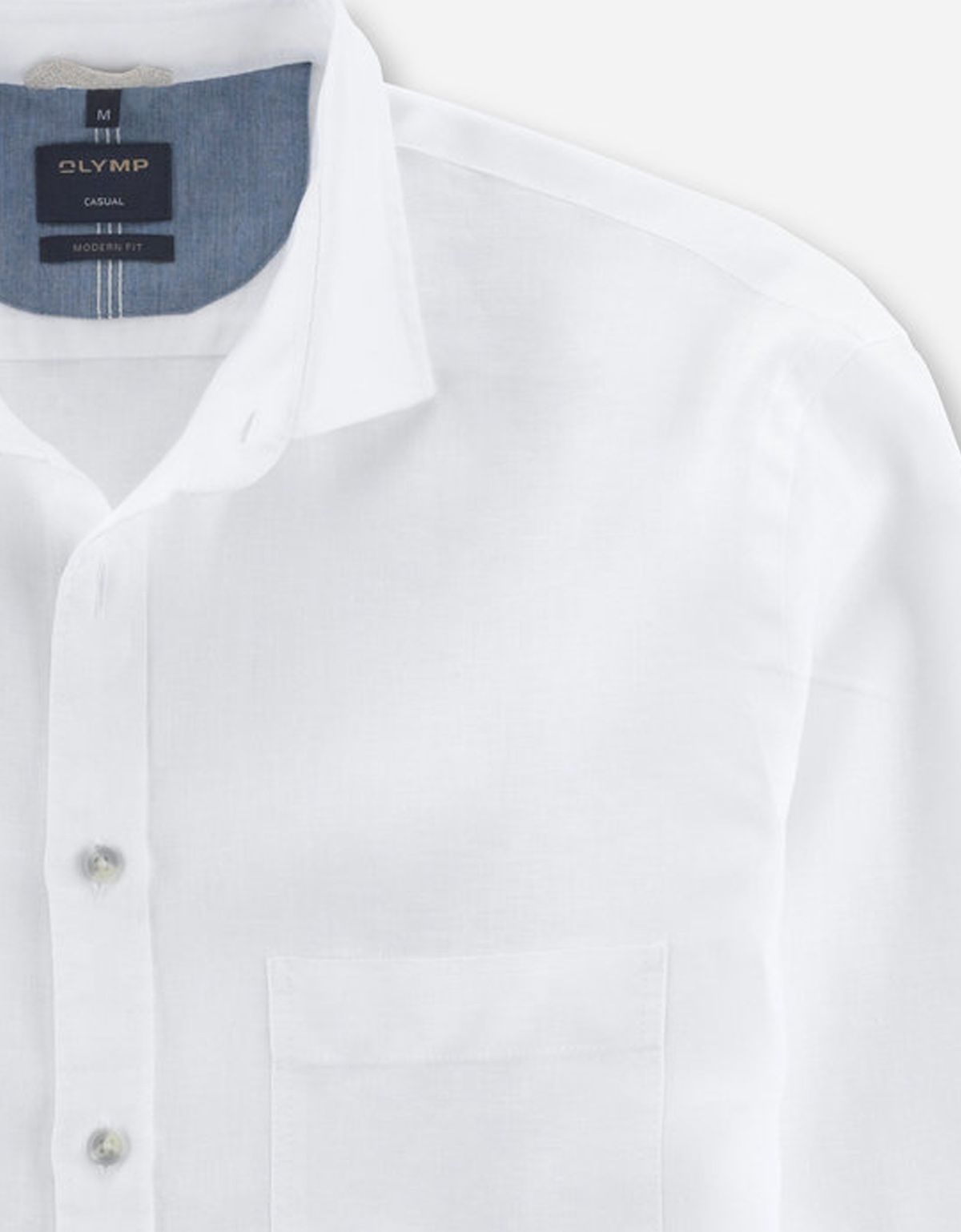 Льняная рубашка мужская OLYMP Casual, modern fit | купить в интернет-магазине Olymp-Men