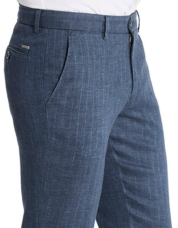 Брюки льняные мужские в полоску w.Wegener | купить в интернет-магазине Olymp-Men