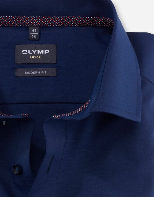 Сорочка классическая мужская OLYMP Luxor, modern fit, фактурная ткань | купить в интернет-магазине Olymp-Men