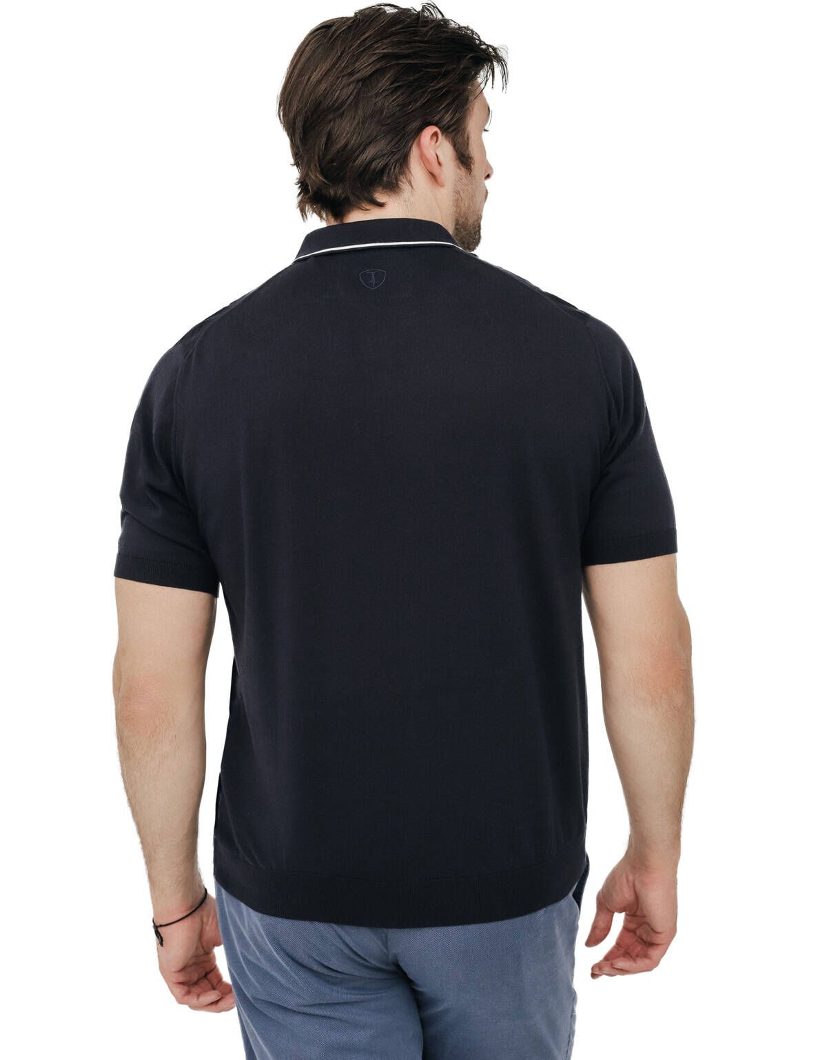 Поло мужское Gratude на молнии вязаное | купить в интернет-магазине Olymp-Men