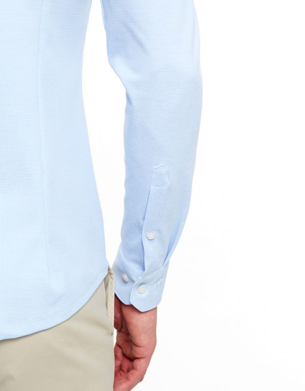 Рубашка мужская классическая трикотажная OLYMP 24/7, супер слим, артикул 25208411