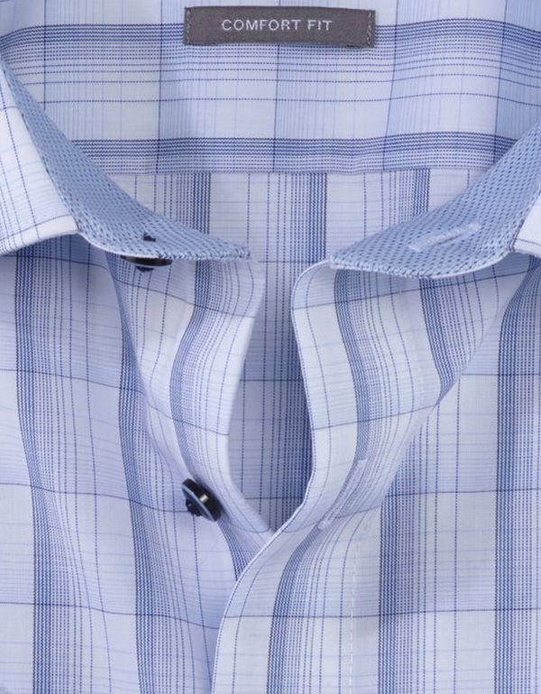 Рубашка мужская в клетку OLYMP Luxor, прямой крой