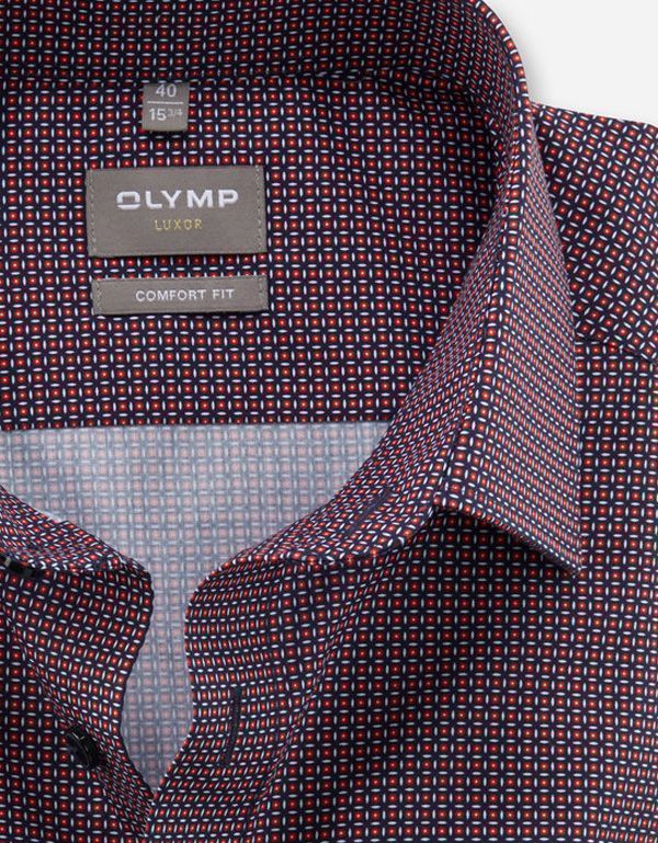 Рубашка мужская классическая OLYMP Luxor, прямой крой | купить в интернет-магазине Olymp-Men
