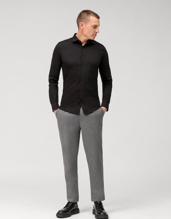 Трикотажная рубашка Olymp 24/7, супер слим, артикул 25037468