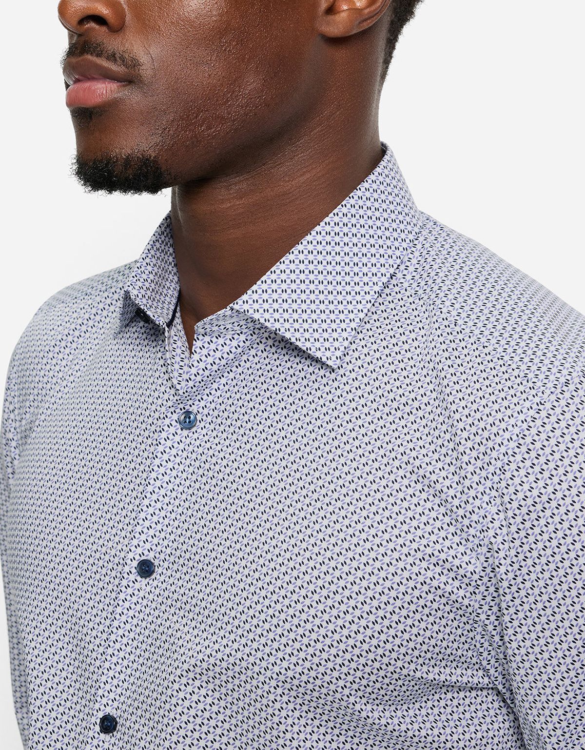 Рубашка мужская с принтом OLYMP, body fit | купить в интернет-магазине Olymp-Men