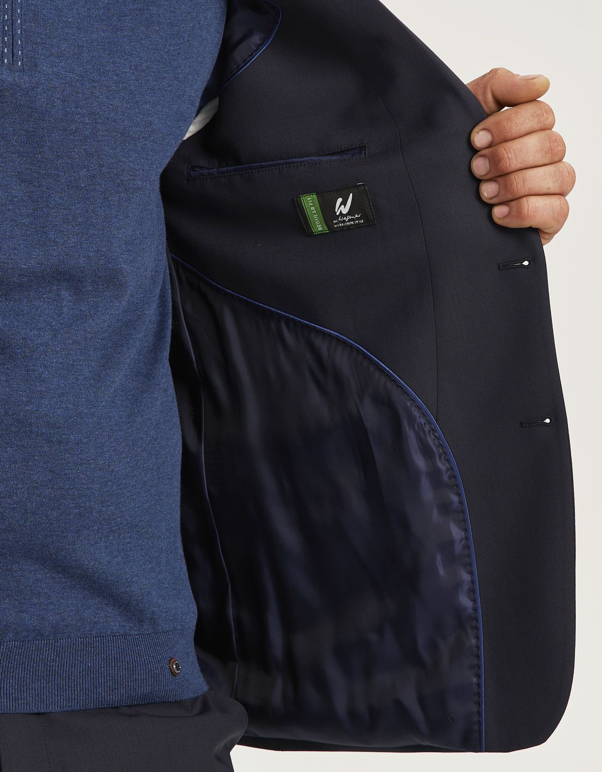 Классический синий пиджак w.Wegener | купить в интернет-магазине Olymp-Men