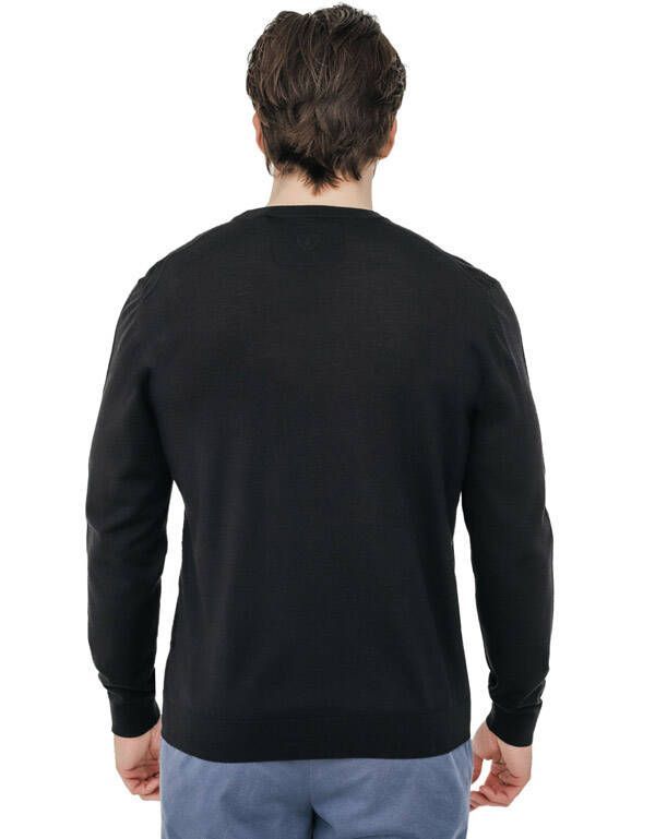 Джемпер чёрный мужской Gratude шерстяной | интернет-магазин Olymp-Men