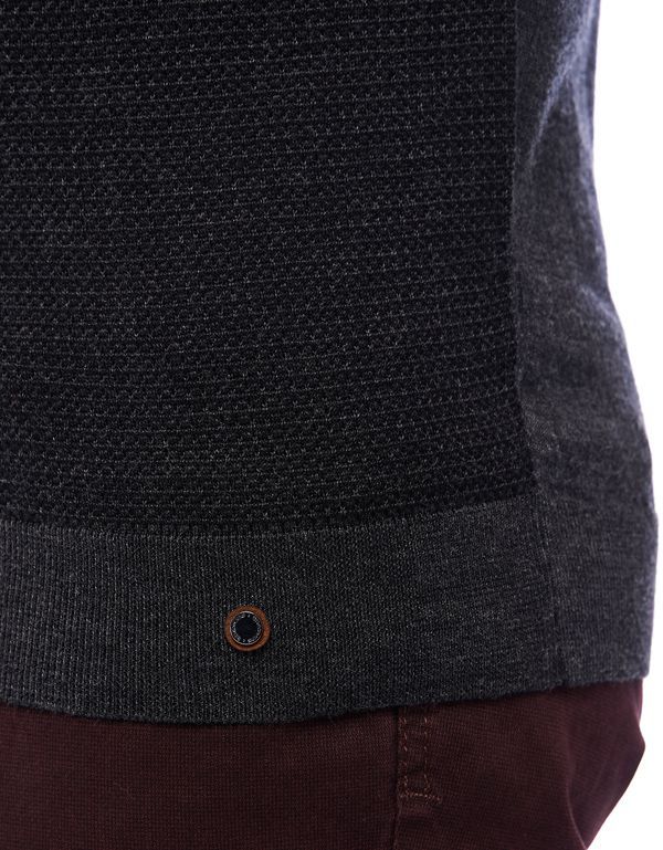 Поло мужское вязаное на молнии Gratude, шерсть с шёлком | купить в интернет-магазине Olymp-Men