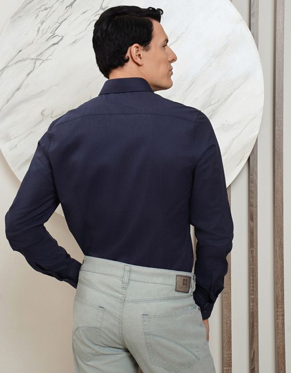 Рубашка классическая OLYMP длинный рукав, body fit | купить в интернет-магазине Olymp-Men