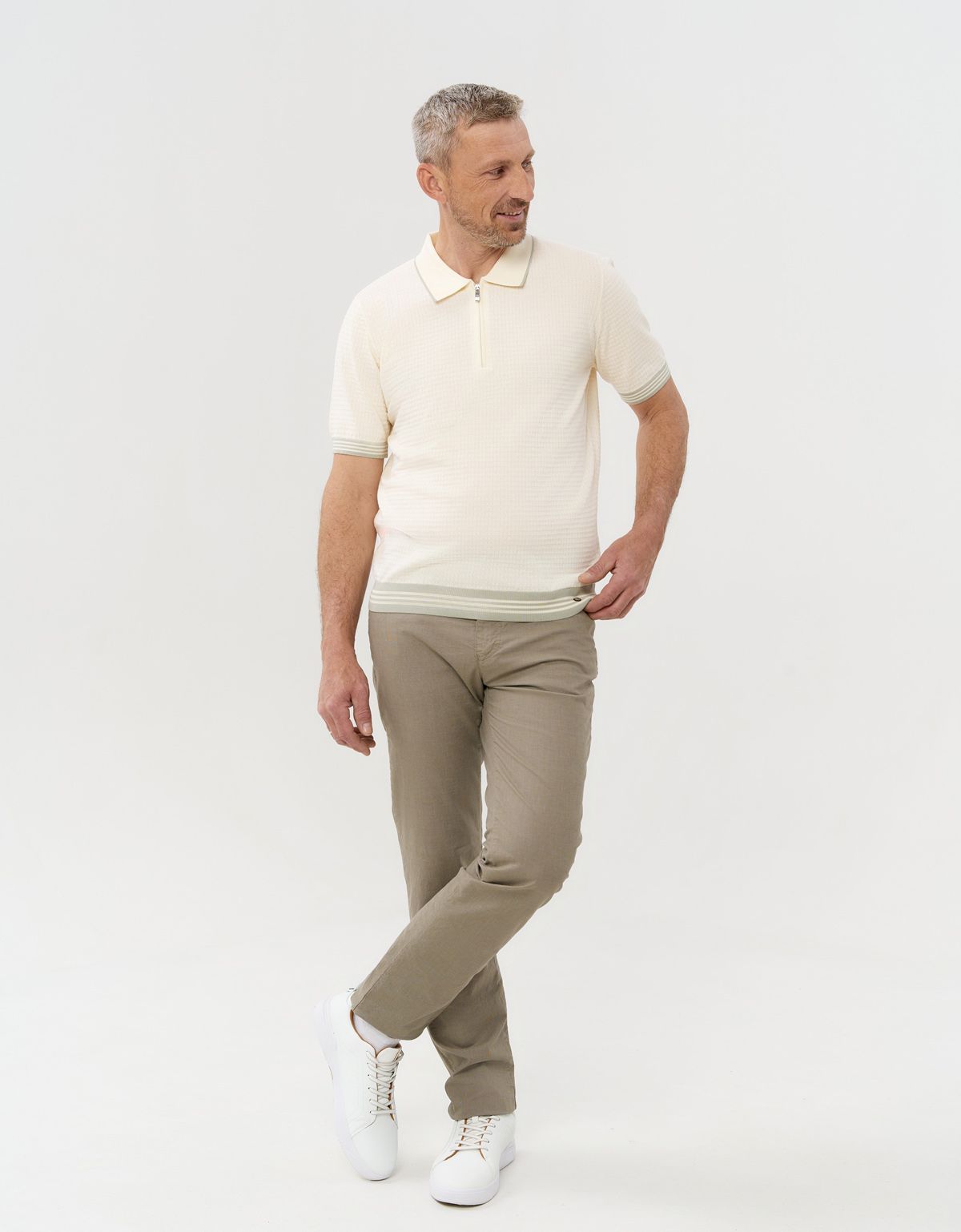 Поло мужское вязаное на молнии Gratude | купить в интернет-магазине Olymp-Men