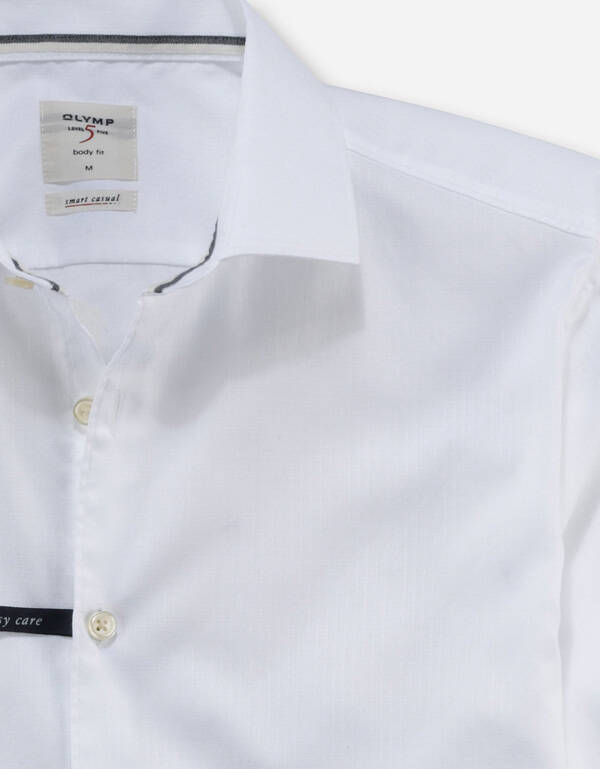 Рубашка белая мужская OLYMP, хлопковая | купить в интернет-магазине Olymp-Men