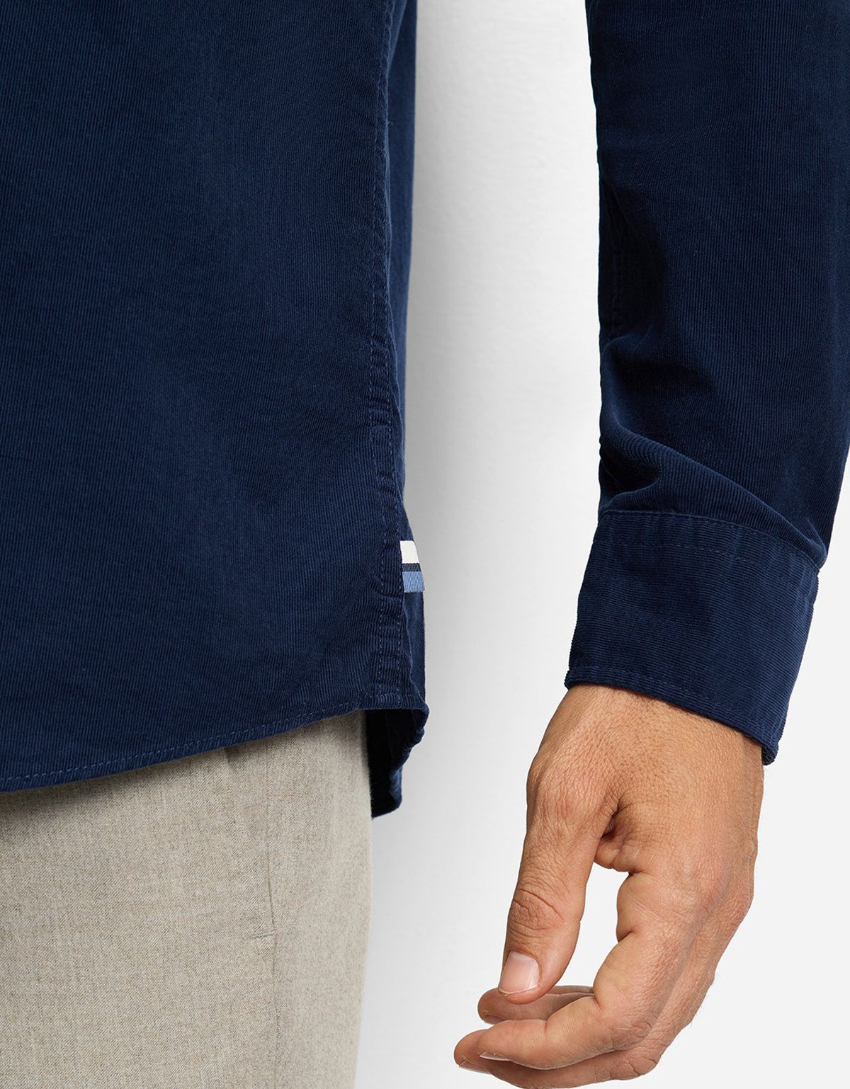 Рубашка вельветовая мужская с карманами OLYMP Casual | купить в интернет-магазине Olymp-Men