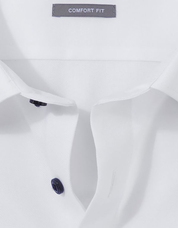 Сорочка белая классическая мужская OLYMP Luxor, прямой крой | купить в интернет-магазине Olymp-Men