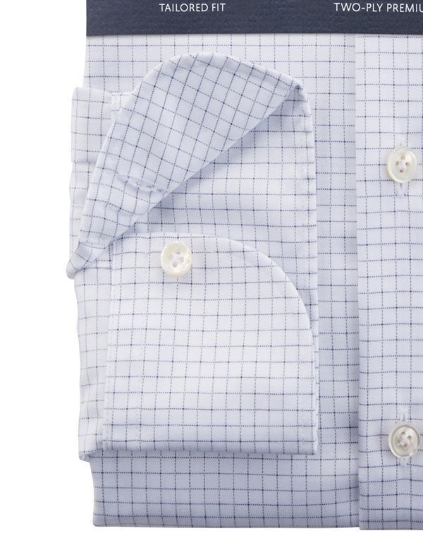 Рубашка классическая мужская в клетку Signature