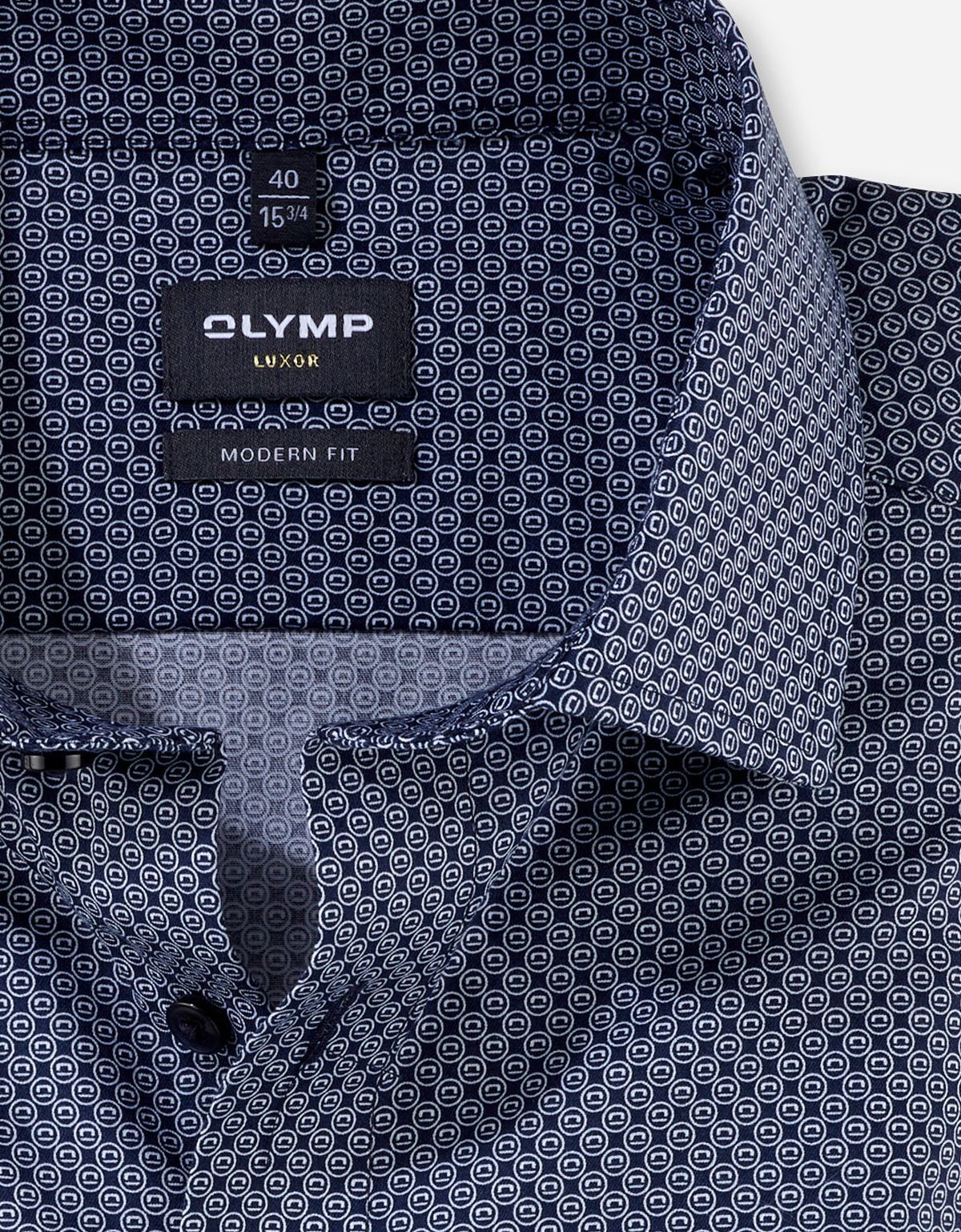 Рубашка мужская с принтом OLYMP Luxor, modern fit | купить в интернет-магазине Olymp-Men