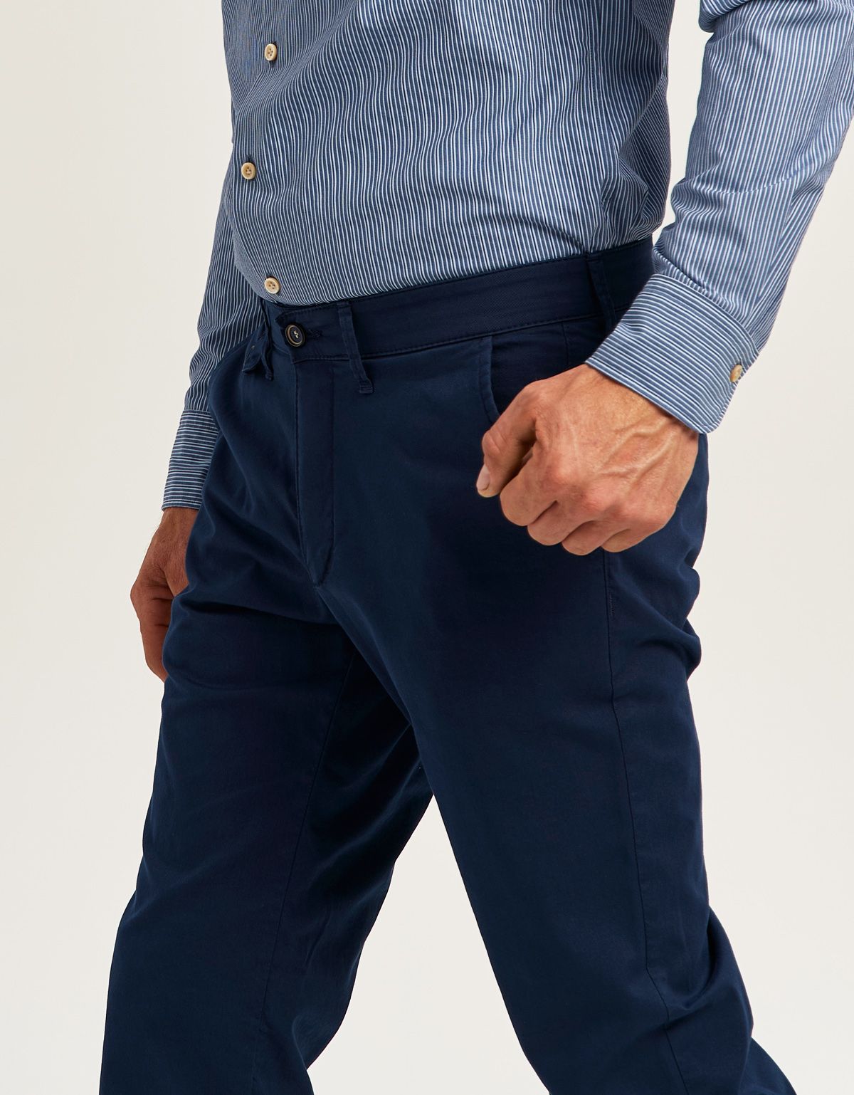 Брюки синие мужские Club Of Comfort из хлопка | купить в интернет-магазине Olymp-Men