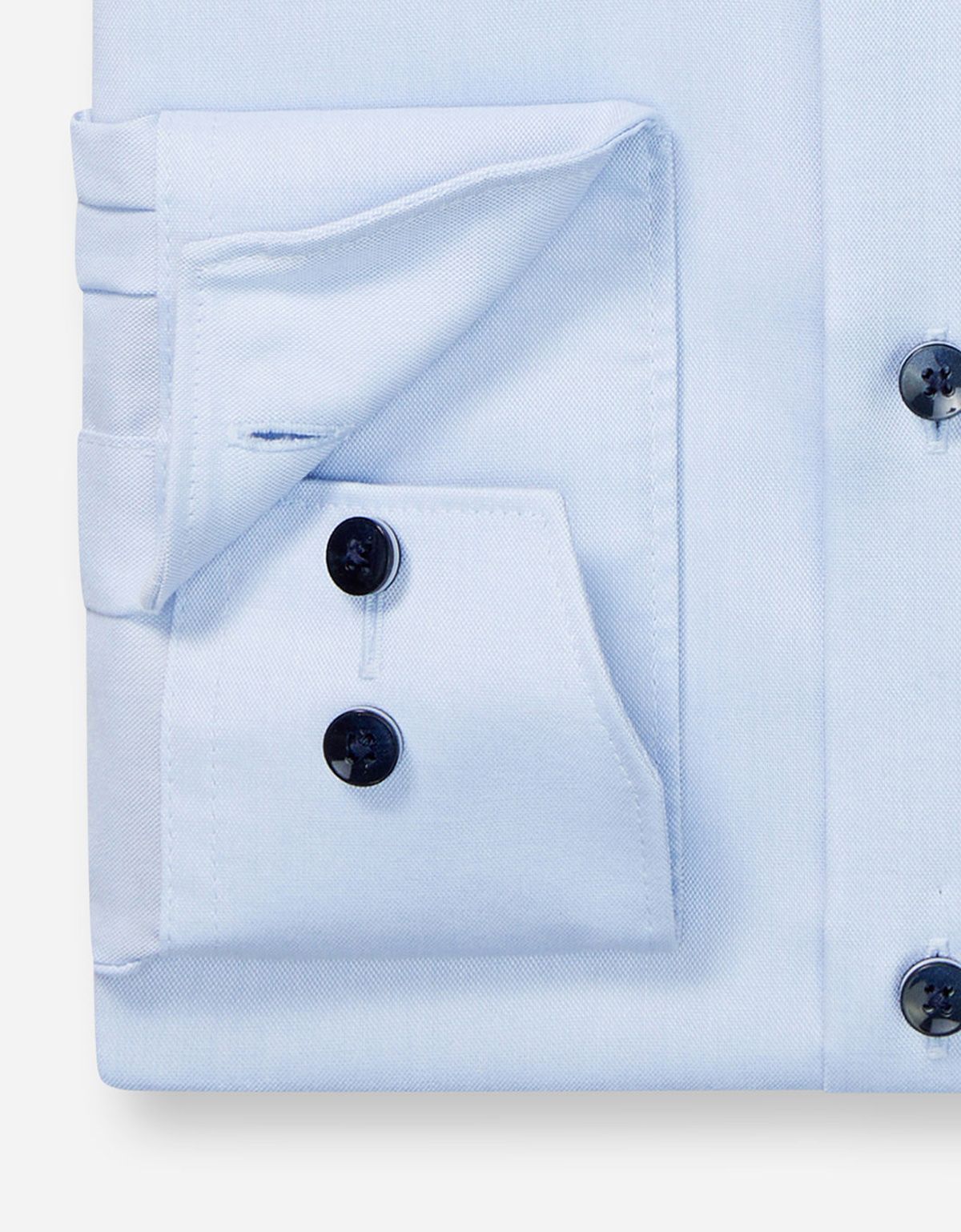 Рубашка голубая с синими пуговицами OLYMP Luxor, modern fit | купить в интернет-магазине Olymp-Men