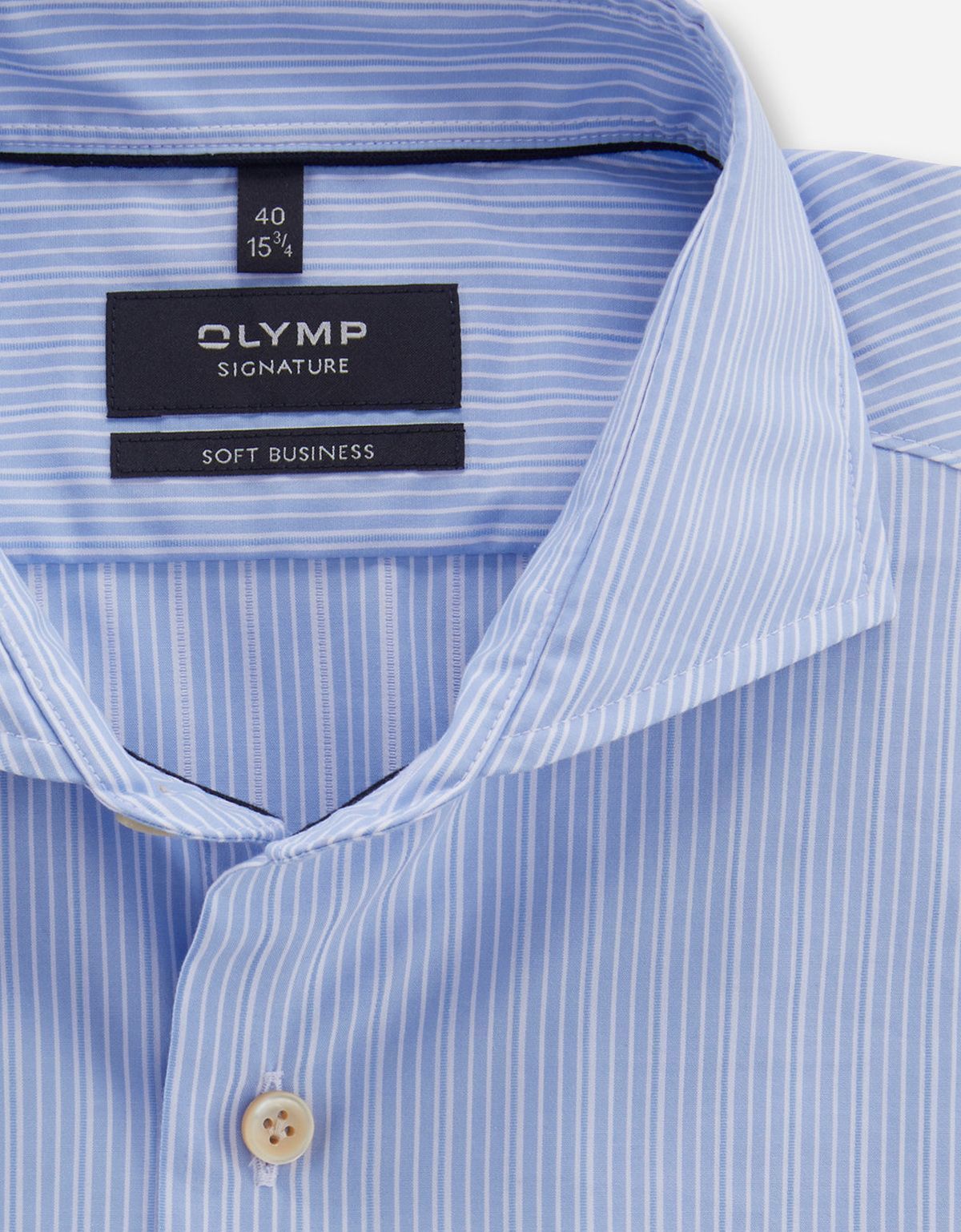 Рубашка мужская Signature в голубую полоску