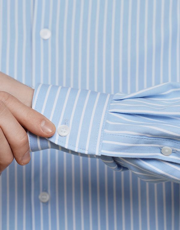 Рубашкав мужская OLYMP 24/7 в полоску, body fit | купить в интернет-магазине Olymp-Men