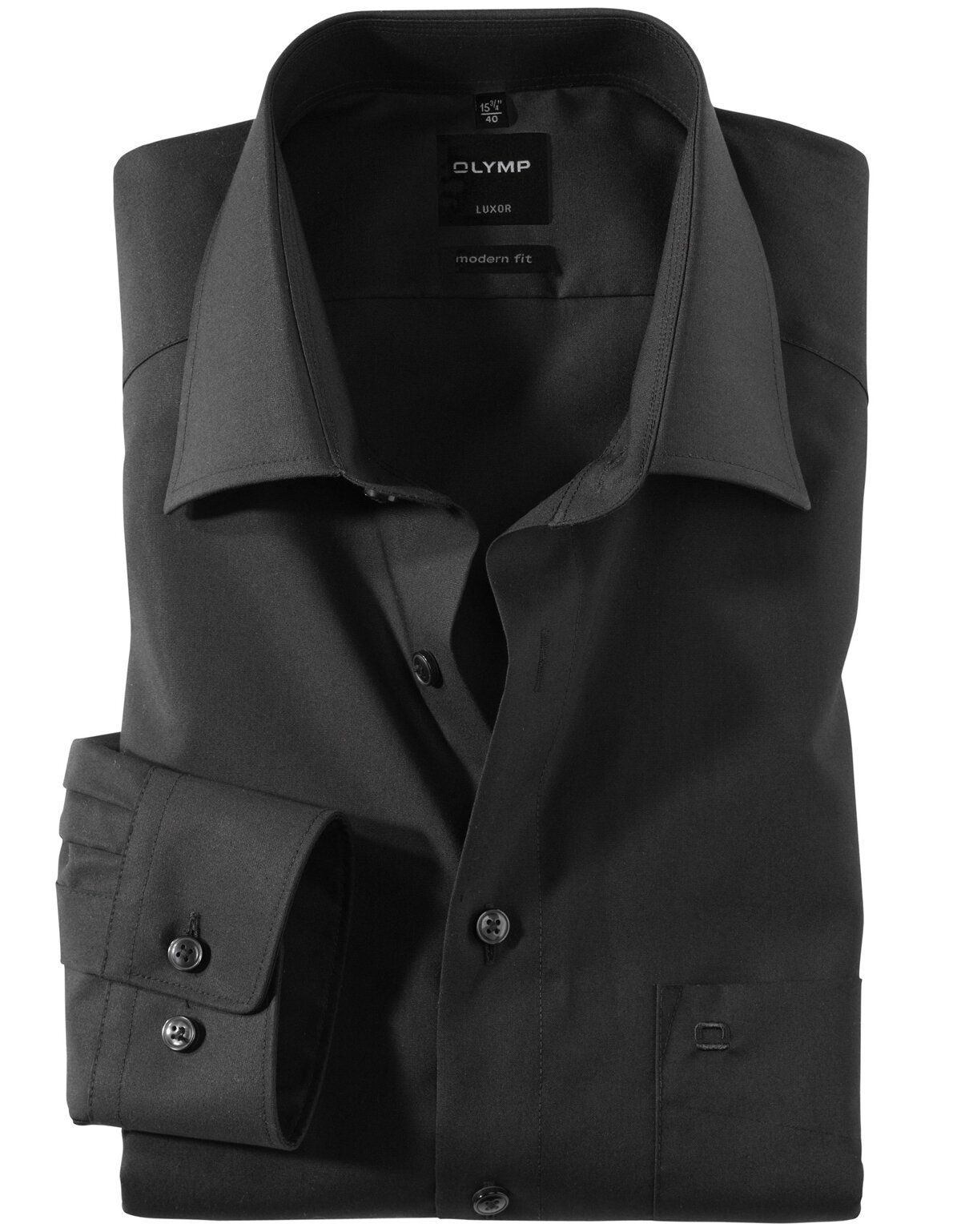 Классическая сорочка OLYMP Luxor, modern fit[Черный]