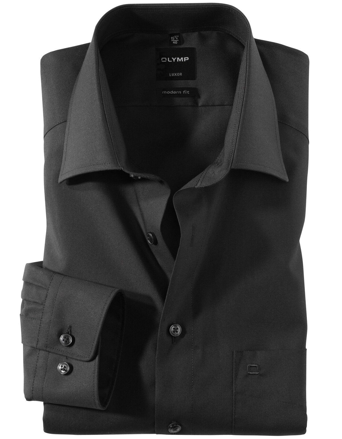 Классическая сорочка OLYMP Luxor, modern fit[Черный]