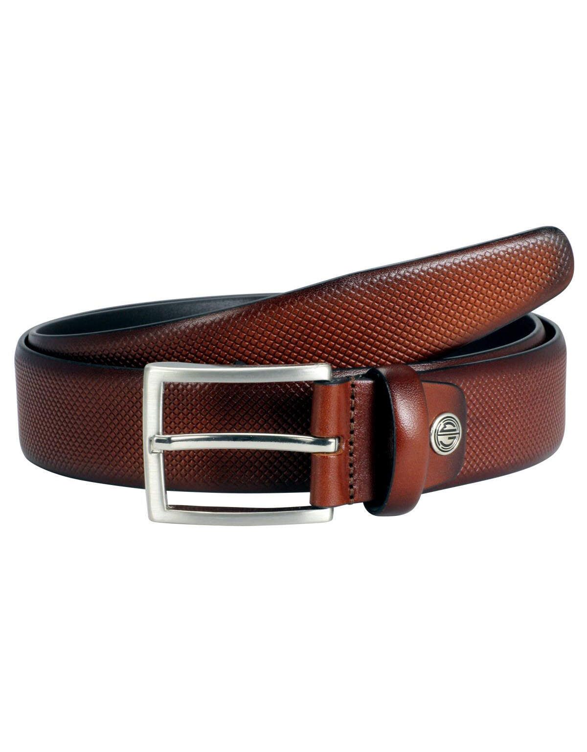 Ремень Lindenmann классический с мелким тиснением мужские | купить в интернет-магазине Olymp-Men