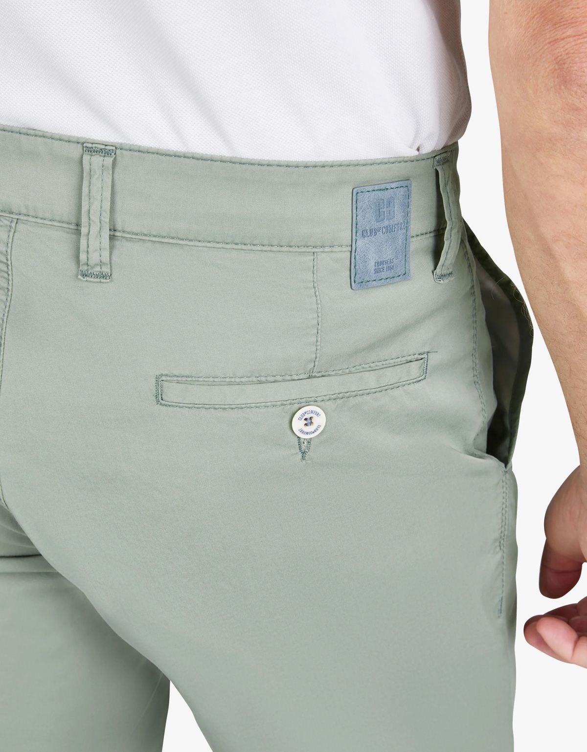 Брюки чинос мужские Club of Comfort с защипом на поясе | купить в интернет-магазине Olymp-Men