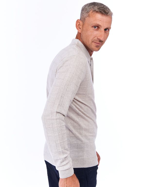 Поло мужское на молнии Gratude вязаное | купить в интернет-магазине Olymp-Men